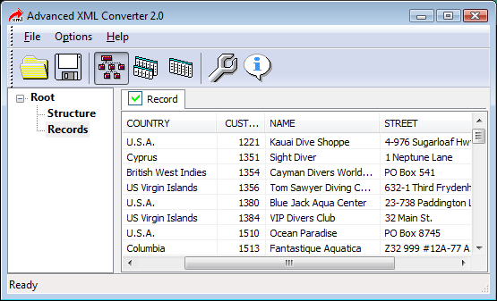 Advanced XML Converter Screenshot
